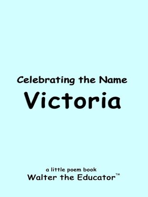 cover image of Celebrating the Name Victoria